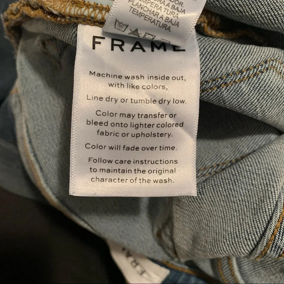 FRAME WOMEN’S LE HIGH SKINNY RAW EDGE JEAN SIZE 27 - Picture 10 of 14